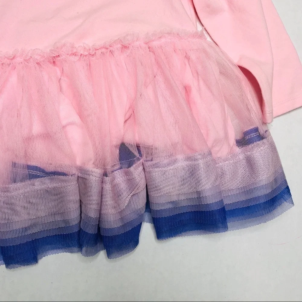 FIRST Impressions Tulle Peplum Flower Top